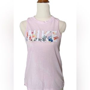 Nike Dri-Fit pink tropical tank top